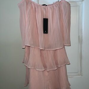 Lulus Off-Shoulder Layered Romper